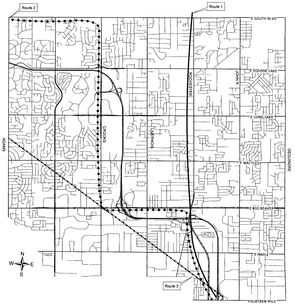 1-15-15-5 Routes through Troy