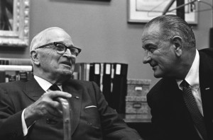 President Johnson and former President Truman